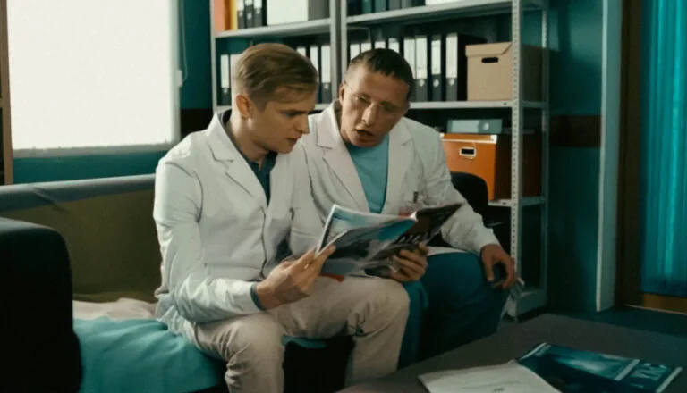 Момент из 17 серии 10 сезона