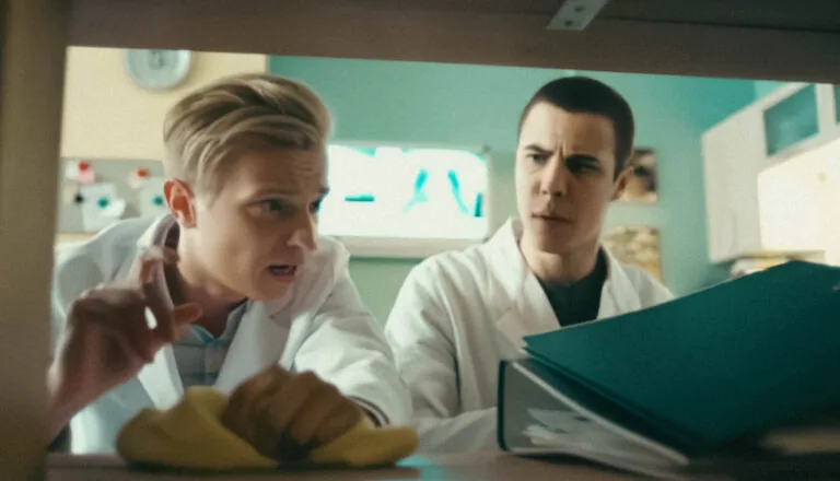 Момент из 8 серии 10 сезона