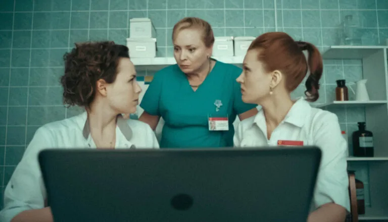 Момент из 16 серии 12 сезона